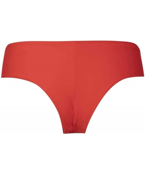 Tankinis Women's Quick Dry Hipster Bikini Bottom - Speed Red - CF18AQOX466