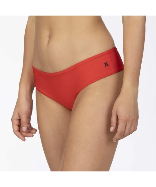 Tankinis Women's Quick Dry Hipster Bikini Bottom - Speed Red - CF18AQOX466