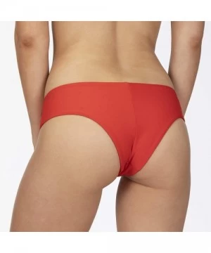 Tankinis Women's Quick Dry Hipster Bikini Bottom - Speed Red - CF18AQOX466