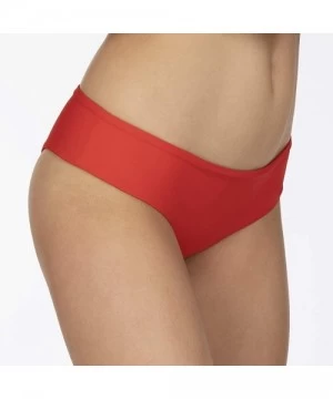 Tankinis Women's Quick Dry Hipster Bikini Bottom - Speed Red - CF18AQOX466