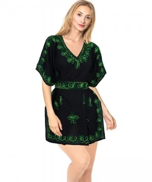 Cover-Ups Women's Plus Size Beach Dress Hawaiian Camp Party Loungewear Printed A - Halloween Black_e115 - CK11RLHVILR