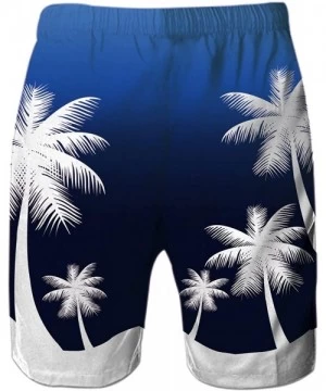 Board Shorts Men's Swim Trunks Beach Board Shorts Quick-Dry Beachwear Bathing Suit Mesh Liner Swim Shorts - Style 21 - C918T0...