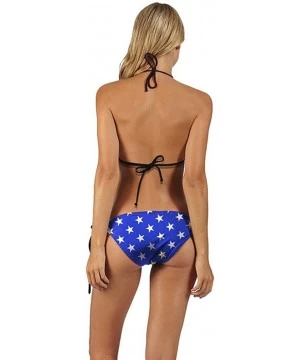 Sets Women's Sexy Bikini Set Swimsuits - American Flag - CF12DWFN0GR