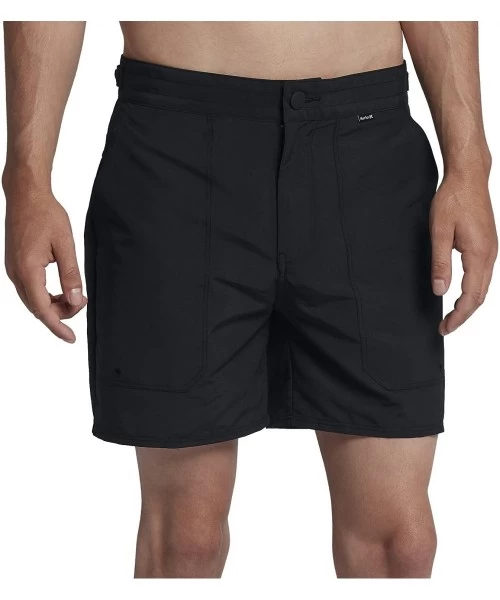 Board Shorts Men's AJ2631 Trails 17" Walkshort - Black (010) - CL18CC4SETZ