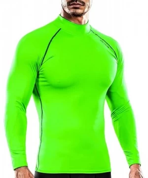 Rash Guards UV Sun Protection Long Sleeve Top Shirts Skins Tee Compression Base Layer - Slg081 - CD12GI1K3ZX