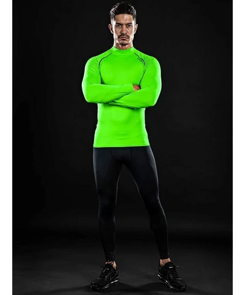 Rash Guards UV Sun Protection Long Sleeve Top Shirts Skins Tee Compression Base Layer - Slg081 - CD12GI1K3ZX