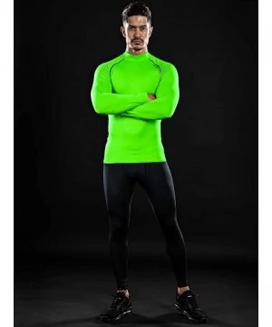 Rash Guards UV Sun Protection Long Sleeve Top Shirts Skins Tee Compression Base Layer - Slg081 - CD12GI1K3ZX