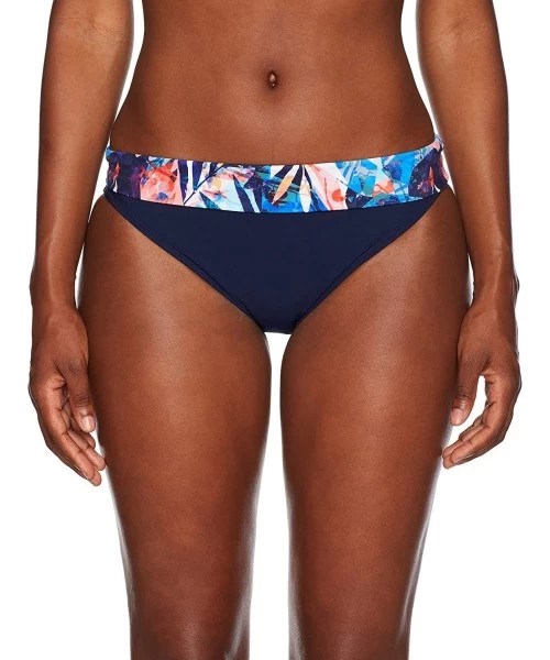 Bottoms Women's Gathered Foldover Swimsuit Bottom - Tahiti Multi - CC17YUCX433