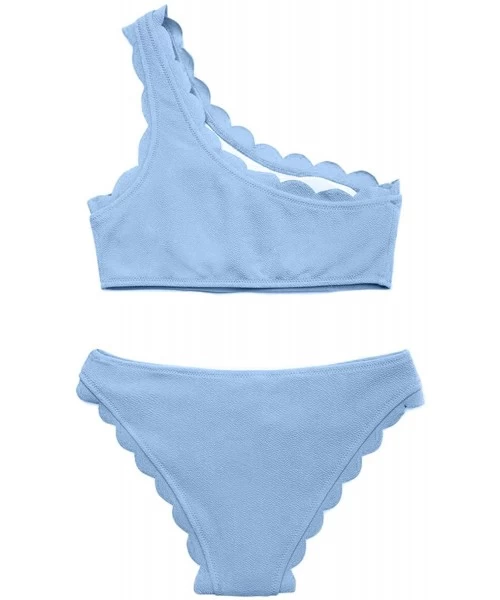 Sets Swimsuits for Women Two Piece Bathing Suits Womens Bikini Swimsuit - Blue - CW1944QIG8A