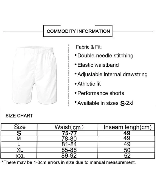 Board Shorts Animal Print Monochrome Tiger Mens Boardshorts Swim Trunks Quick-Drying Running Shorts - Multicolored - CP18WHEUY5C