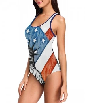 One-Pieces Unique Custom Flag One Piece Swimsuit Swimwear Bathing Suit for Women Juniors (XS-3XL) - Multi 5 - C218EDRET2A