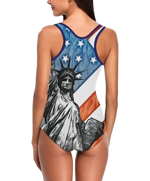 One-Pieces Unique Custom Flag One Piece Swimsuit Swimwear Bathing Suit for Women Juniors (XS-3XL) - Multi 5 - C218EDRET2A