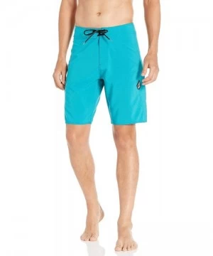 Board Shorts Men's Solid Mod Stretch 20" Boardshort - Chlorine - CZ18MC9Z332