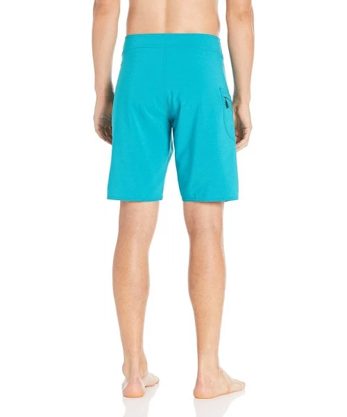 Board Shorts Men's Solid Mod Stretch 20" Boardshort - Chlorine - CZ18MC9Z332