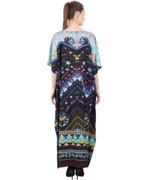 Cover-Ups Kaftan Dress - Caftans for Women - Women's Caftans Long Maxi Style Dresses - 142-black - CD1966KS9U3