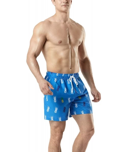 Trunks Men's Swim Trunks- Quick Dry Beach Swimming Board Shorts- Bathing Suits with Inner Mesh Lining and Pockets - Novel Pri...