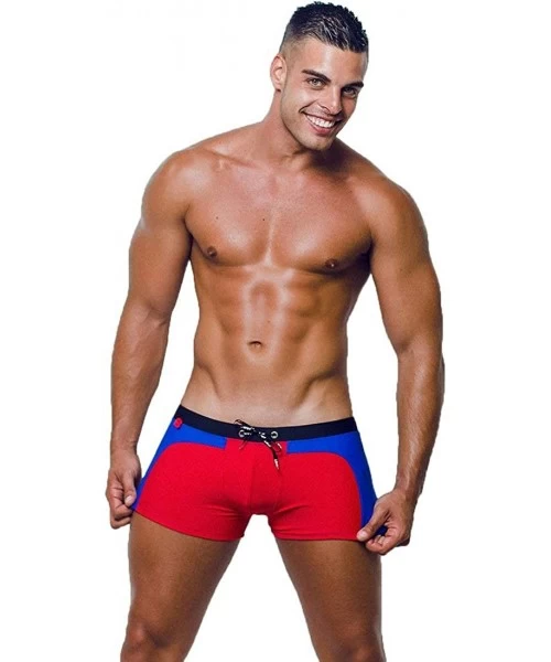 Trunks Quick Dry UV Protection Beach Trunks Clifton - Red - C0195SSAYID