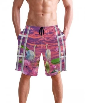 Board Shorts Men's Swim Trunks Quick Dry Beach Shorts-Boardshort with Pocket and Mesh Lining - Color11 - CC196GYUTEE