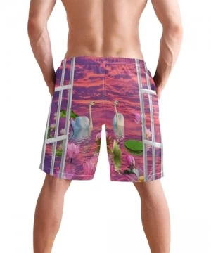 Board Shorts Men's Swim Trunks Quick Dry Beach Shorts-Boardshort with Pocket and Mesh Lining - Color11 - CC196GYUTEE