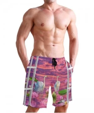 Board Shorts Men's Swim Trunks Quick Dry Beach Shorts-Boardshort with Pocket and Mesh Lining - Color11 - CC196GYUTEE