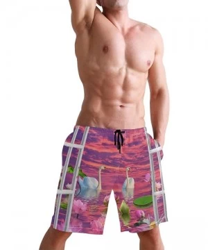 Board Shorts Men's Swim Trunks Quick Dry Beach Shorts-Boardshort with Pocket and Mesh Lining - Color11 - CC196GYUTEE