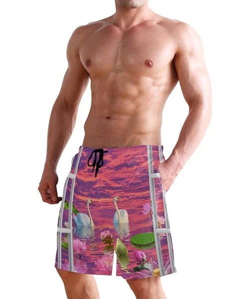 Board Shorts Men's Swim Trunks Quick Dry Beach Shorts-Boardshort with Pocket and Mesh Lining - Color11 - CC196GYUTEE