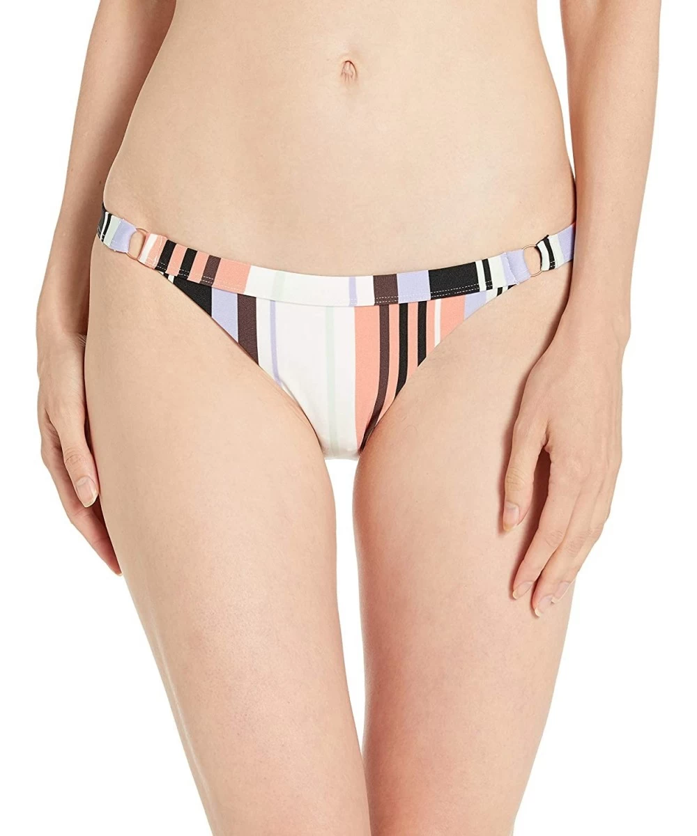 Tankinis Women's Stripe Tease Hipster Full Bikini Bottom - Multi - CK18H0QYWA5