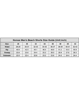 Board Shorts Men's Quick Dry Wave Pattern with Mesh Lining Board Shorts - Red Striped - CX1836QGDSZ