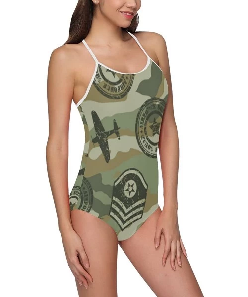 One-Pieces Unique Fashion Custom One Piece Swimsuit Swimwear Bathing Suit for Women Juniors (XS-3XL) - Multi 8 - CA18GHYLNTH