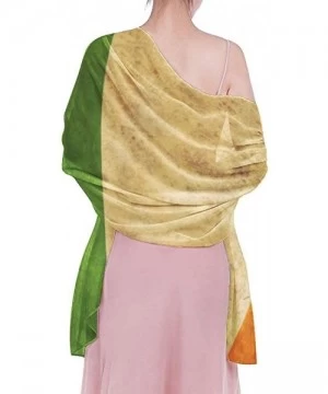 Cover-Ups Women Chiffon Scarf Sunscreen Shawl Wrap Swimsuit Cover Up Beach Sarongs - Vintage Aged Irish Flag - CE19C6ND2QD