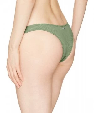 Sets Women's Dana Low Rise Cheeky Bikini Bottom Swimsuit - Ibiza Ribbed Cactus - C918072U3E0