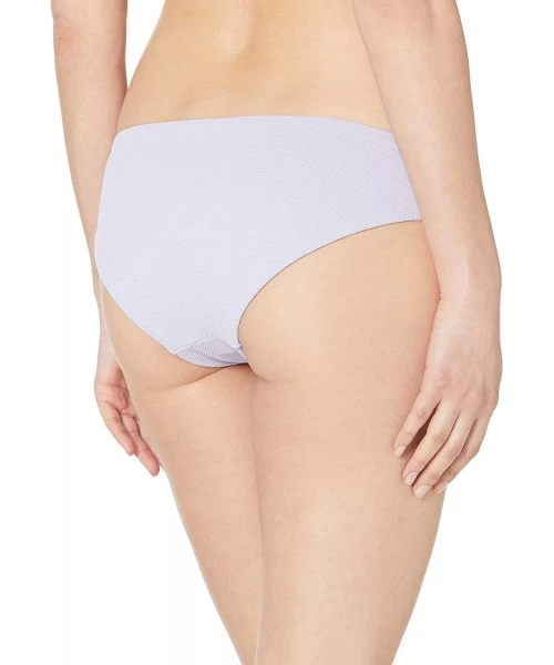 Tankinis Women's Sublime Reversible Hipster Cut Bikini Bottom Swimsuit - Lavender Purple Pique/Lavender Flower - CG18OXK6LDW