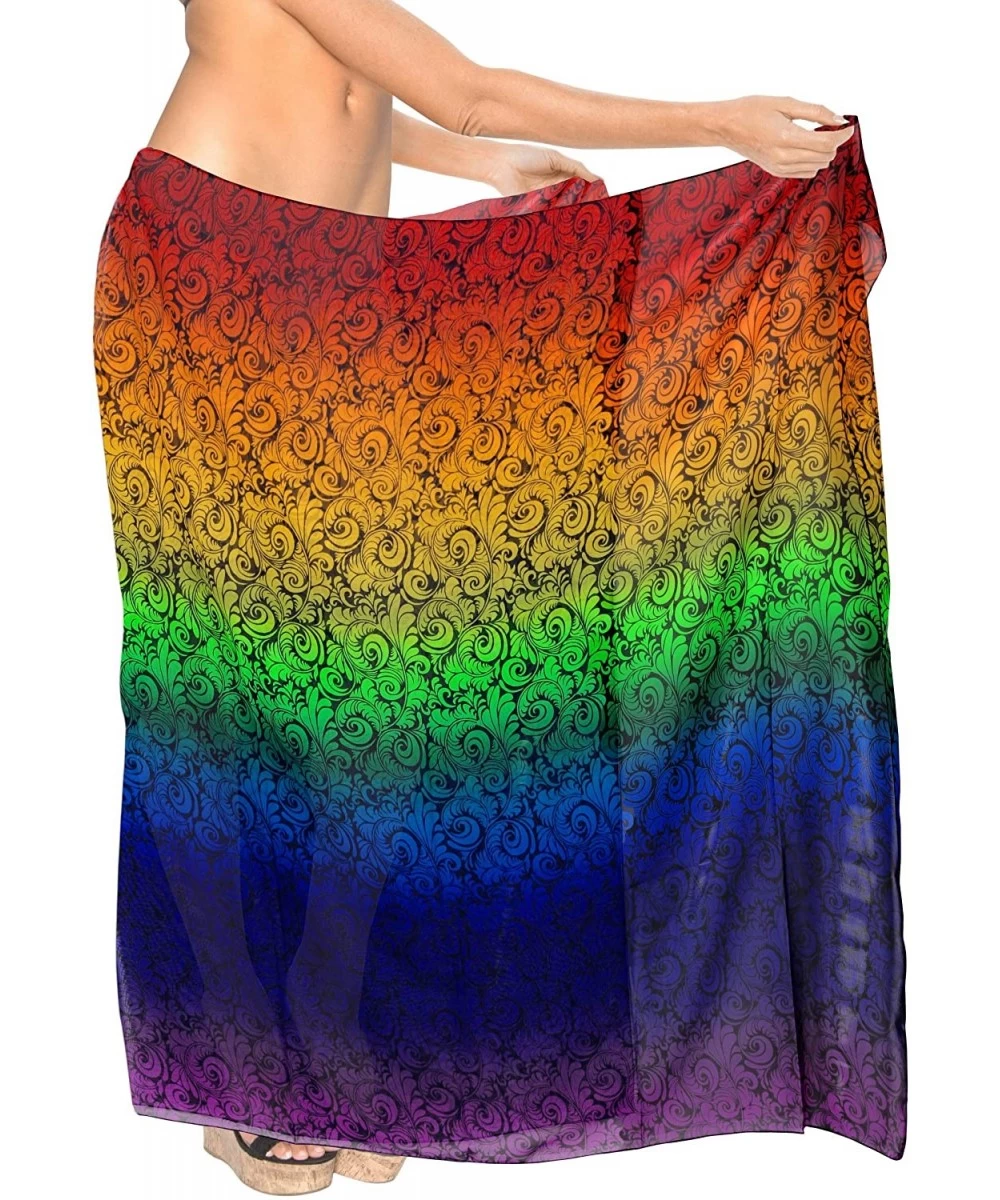 Cover-Ups Women's Swimsuit Cover Up Beach Wrap Skirt Hawaiian Sarongs Full Long D - Multi_z182 - CW193H4S8E0