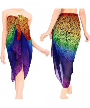 Cover-Ups Women's Swimsuit Cover Up Beach Wrap Skirt Hawaiian Sarongs Full Long D - Multi_z182 - CW193H4S8E0