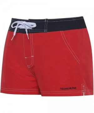 Board Shorts Women Quick Dry Swimwear Trunks Sports Board Shorts with Soft Briefs Inner Lining - Red - CN18TO3RW8X