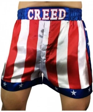 Board Shorts Creed Rocky Men's Apollo Johnson Movie Boxing American Flag Shorts Trunks Boxers - CF12JOEC2G9