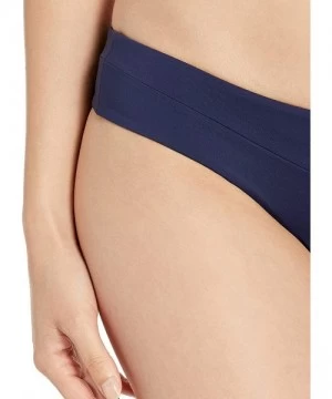 Bottoms Women's Plus Simply Seamless Cheeky Bikini Bottom - Navy - CT18MCSHS4N