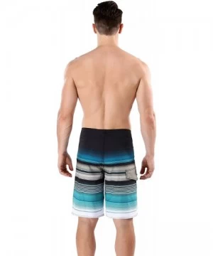 Board Shorts Men's Stripe Boardshort - Stripe Blue - CY18E37UA54