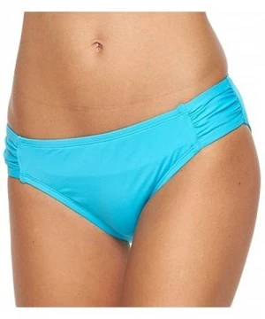 Tankinis Solid Bikini Scoop Bottoms for Women - Turquoise - C1182HA6WT5