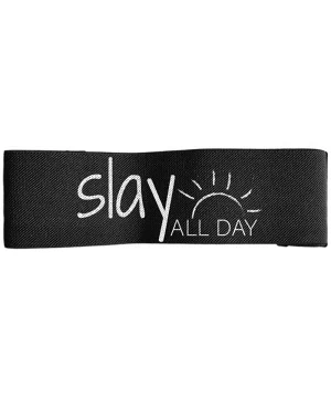 Cover-Ups Towel Band - Elastic Band Wraps Around Any Home- Dorm- Travel- Gym and Beach Towel - Black - Slay All Day - CN18K6Q...