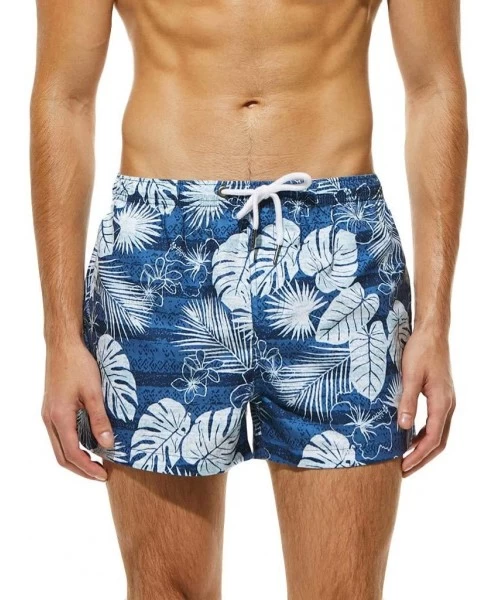 Board Shorts Men's Swim Trunks Beach Board Shorts with Mesh Lining- Enthusiastic Quick Dry Beach Shorts Striped Boardshorts -...