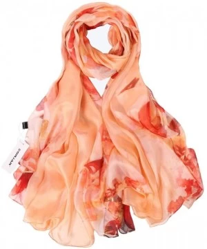 Cover-Ups Sarong Wrap Beach Cover Up Chiffon Large Oversize Scarf - 15 - CU12HZ4C63J