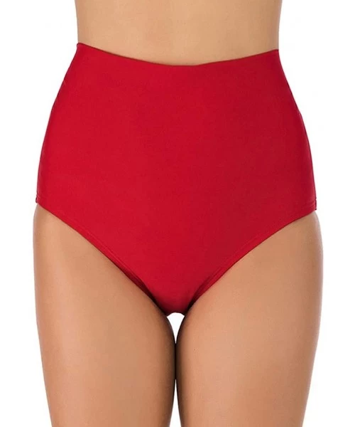 Bottoms 2020 Waisted Swimsuit Bottoms for Women Sale Bikini Bottoms Tummy Control Swimsuit Ruched Tankini Briefs - CM194TR5TN4