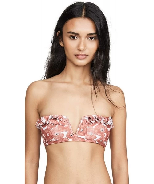 Tops Women's Rosie Bikini Top - Poppy Rust - C4198WA9IQR