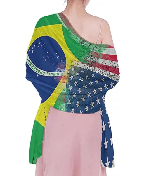 Cover-Ups Great Swimsuit Accessories Summer Beach Brazilian American Flag Shawl Chiffon Holiday Beach Sarong Beach Scarf Wrap...