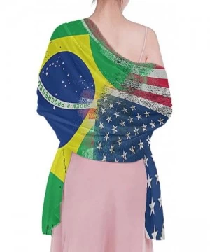 Cover-Ups Great Swimsuit Accessories Summer Beach Brazilian American Flag Shawl Chiffon Holiday Beach Sarong Beach Scarf Wrap...