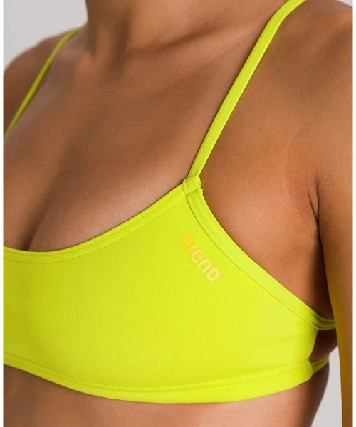 Tops Womens Rulebreaker Bandeau Play - Soft Green - CV18CKLKMRY