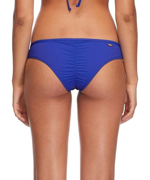 Tankinis Women's Rebel Bikini Bottom Swimsuit with Front Strappy Detail - Flavors Azure - CX18ICTR59L