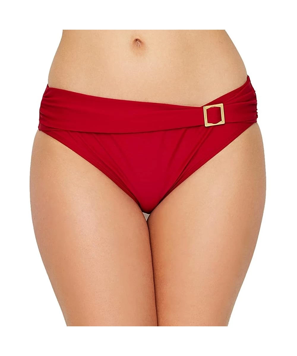 Tankinis Women's Anya Classic Bikini Bottom - Red - CZ1869NQTEU