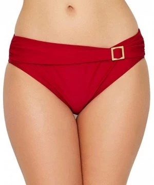 Tankinis Women's Anya Classic Bikini Bottom - Red - CZ1869NQTEU